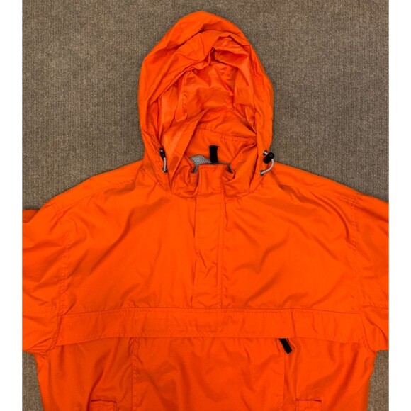 Gap Jacket Mens XL Anorak Nylon Hooded Pullover Lined Windbreaker Resistant Y2K - Picture 2 of 7
